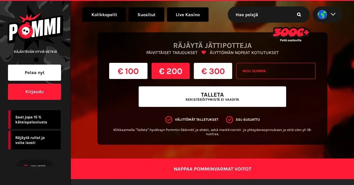 pommi casino